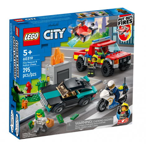 LEGO City 60319 Akcja strażacka i policyjny pościg